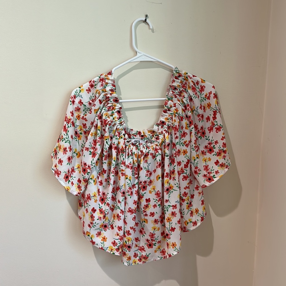 Jack by BB Dakota Floral Ayla Crop Top Size S
